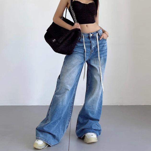 LOOSE STRING JEANS - Aumori