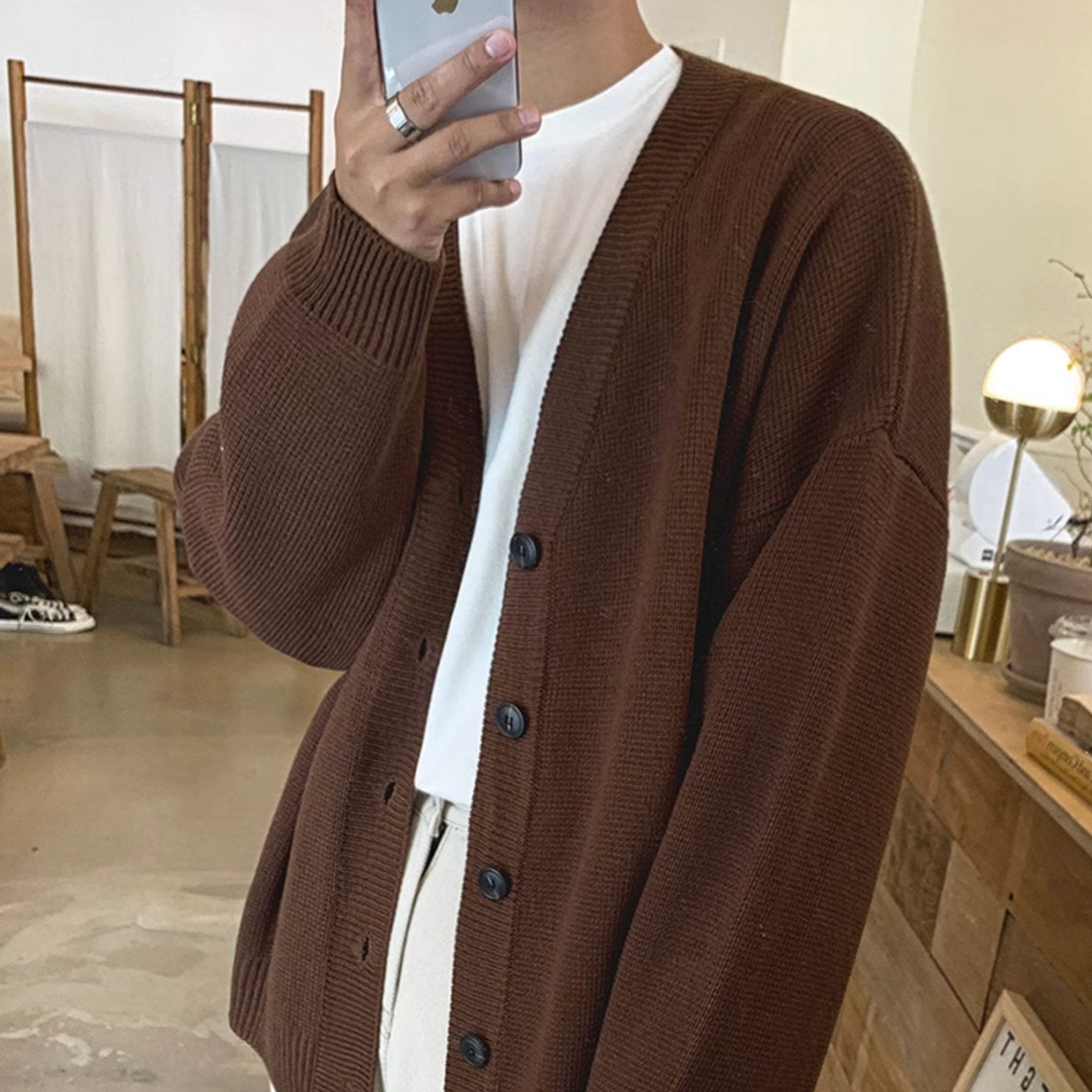 OVERSIZED CARDIGAN - Aumori