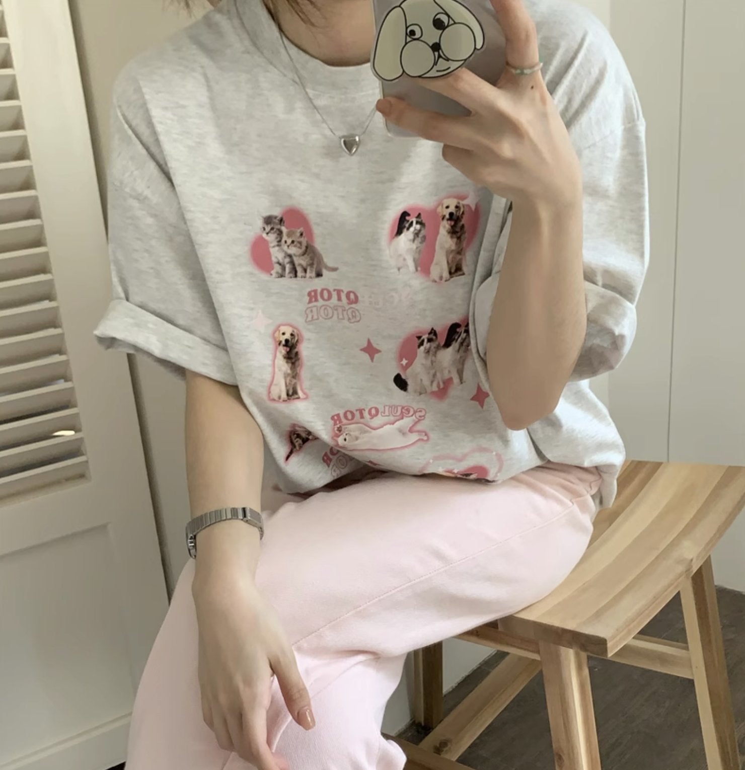 OVERSIZED CAT T - SHIRT - Aumori