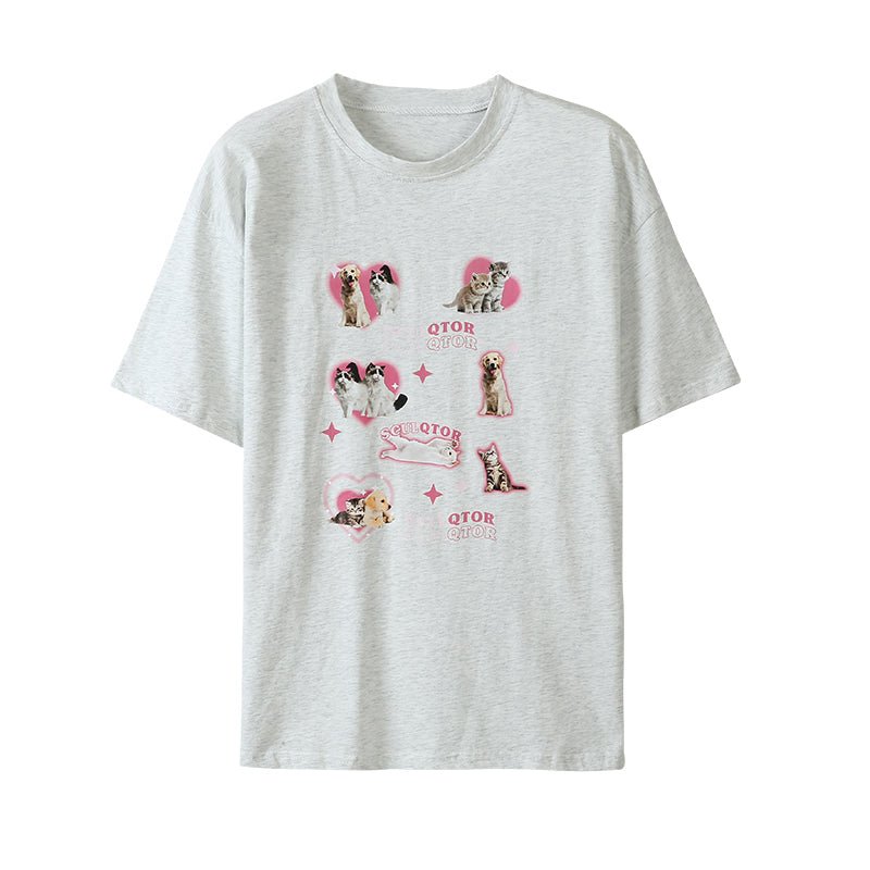 OVERSIZED CAT T-SHIRT - Stockbay