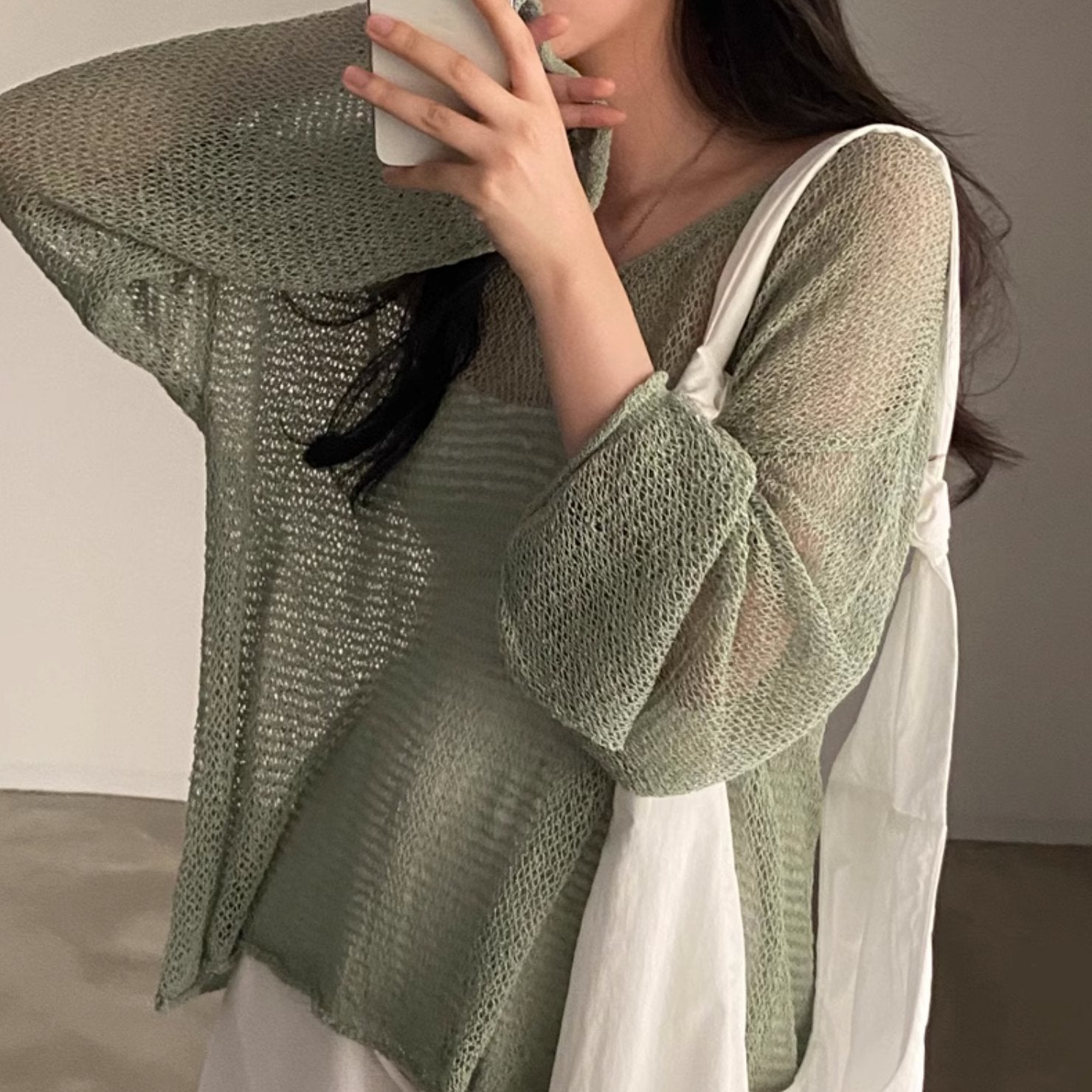 OVERSIZED KNIT TOP - Stockbay