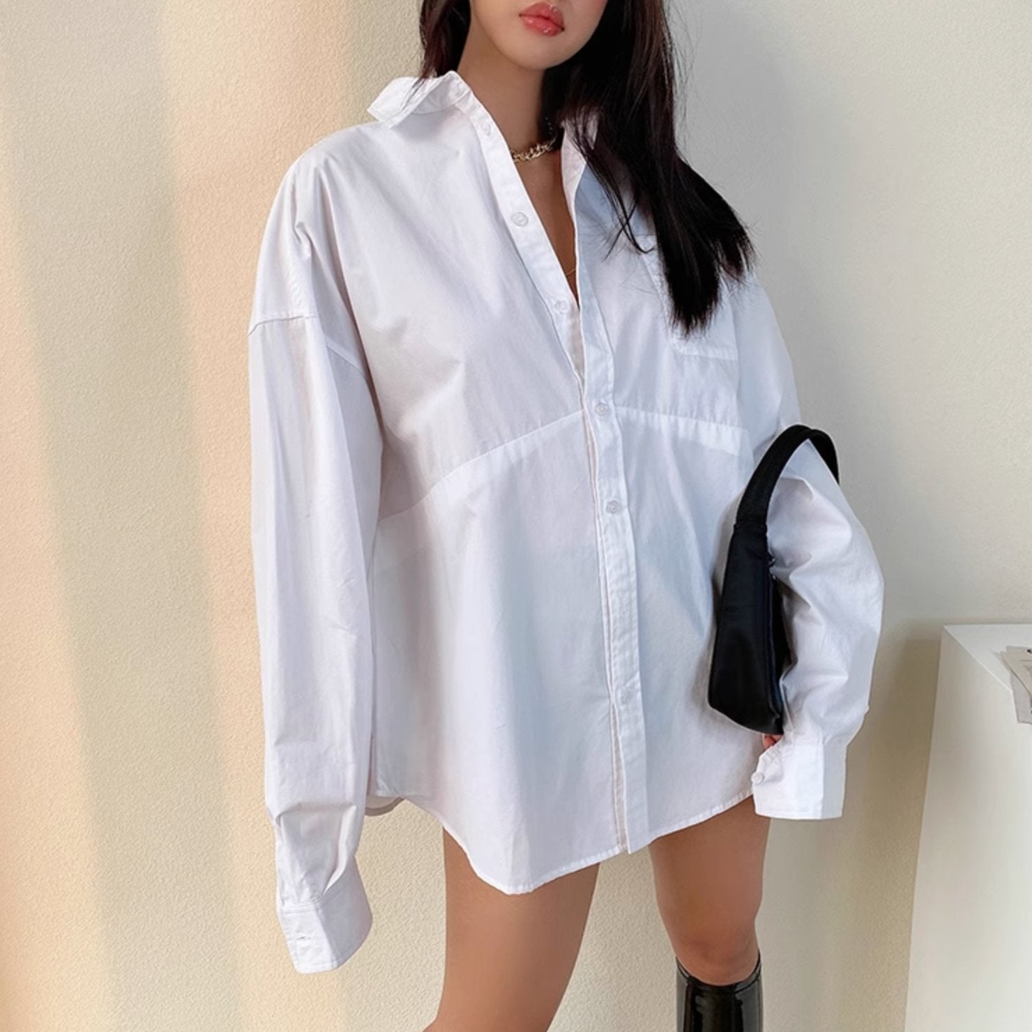 OVERSIZED OUTER SHIRT - Aumori