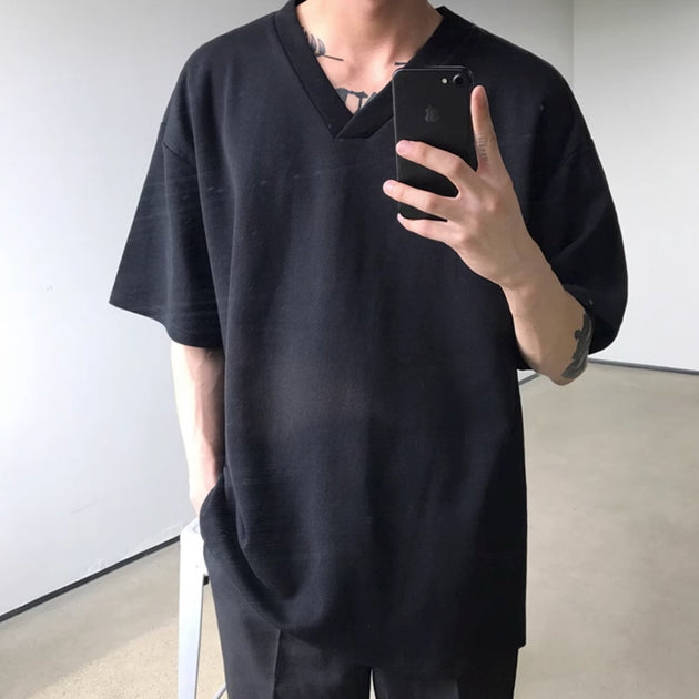 OVERSIZED V-NECK - Stockbay