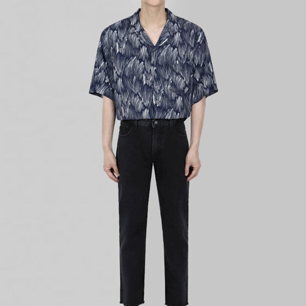 PAINTED SHORT SLEEVE SHIRT - Aumori