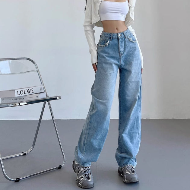 REVERSE LOOSE JEANS - Stockbay