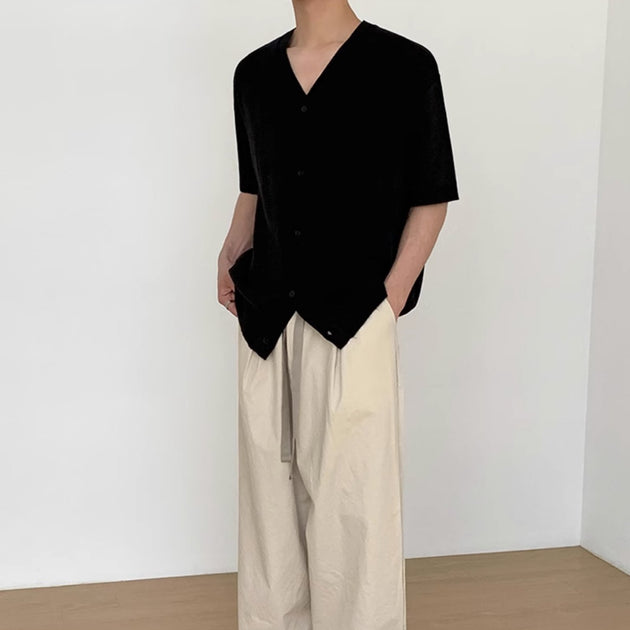 SHORT SLEEVE CARDIGAN - Aumori