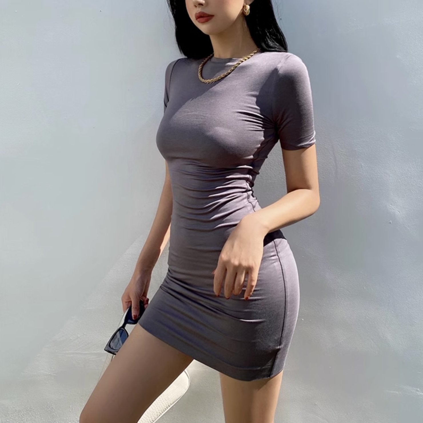 SHORT SLEEVE DRESS - Stockbay