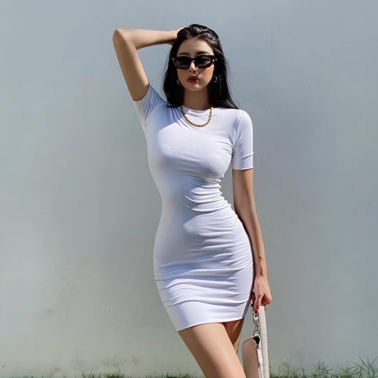 SHORT SLEEVE DRESS - Stockbay