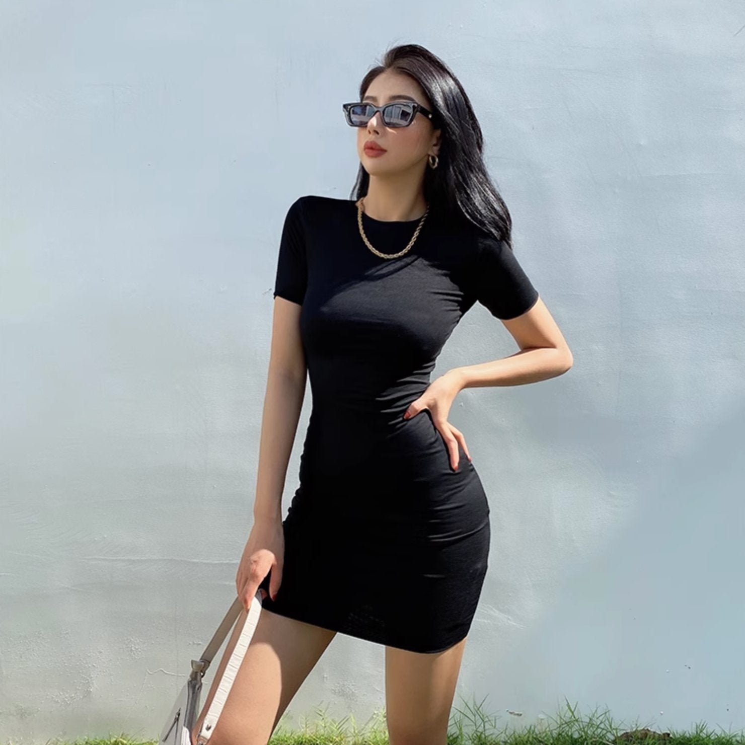 SHORT SLEEVE DRESS - Stockbay