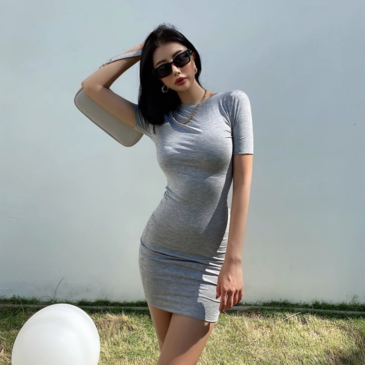 SHORT SLEEVE DRESS - Stockbay