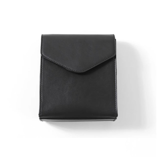 SMALL SQUARE LEATHER BAG - Aumori