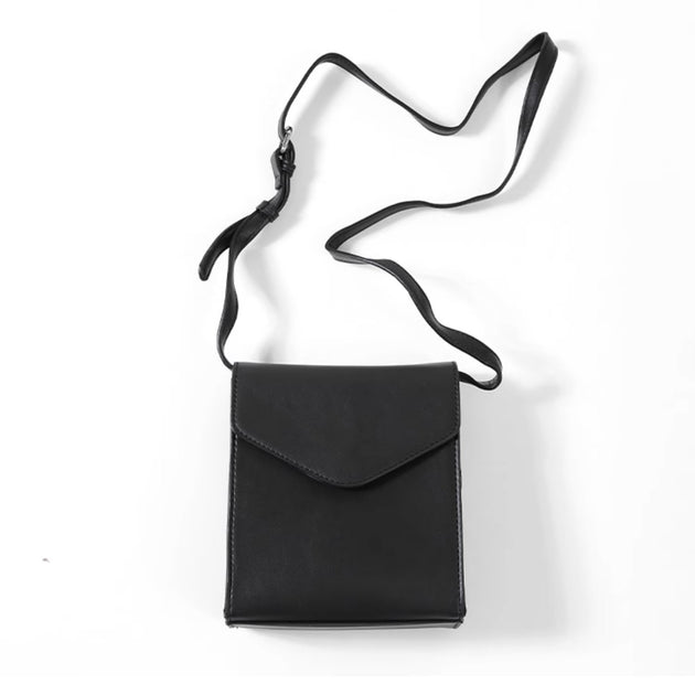 SMALL SQUARE LEATHER BAG - Aumori