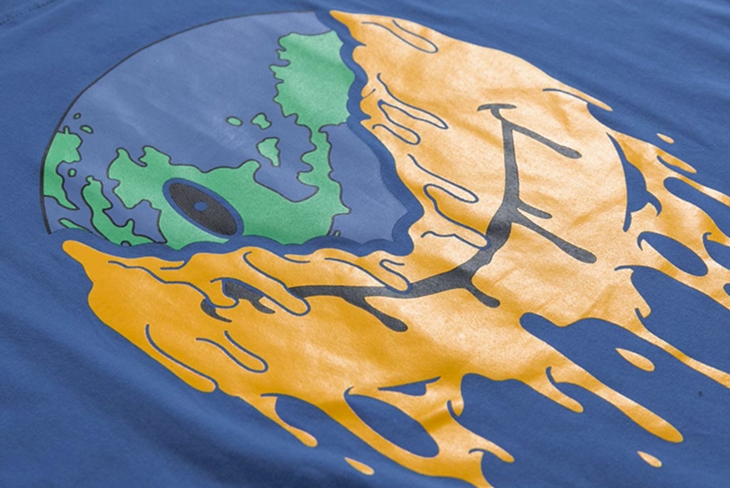 SMILEY EARTH T-SHIRT - Stockbay