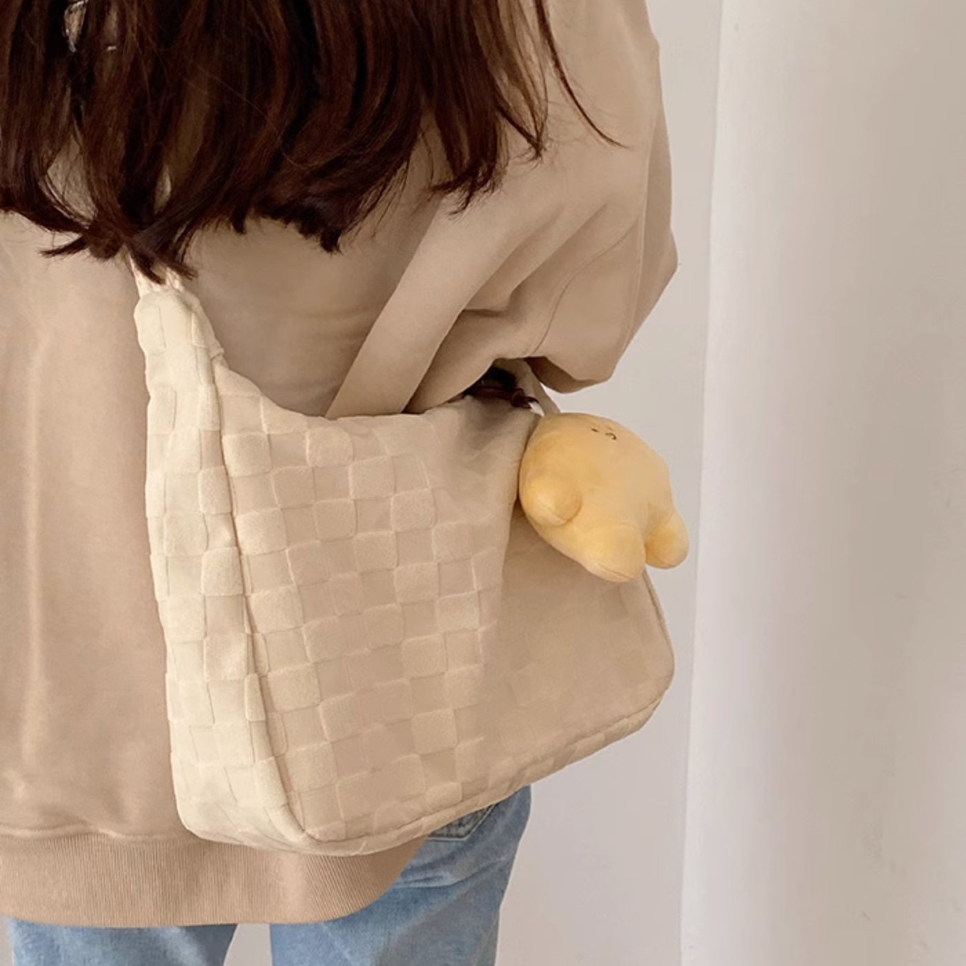 SOFT CHECKERED BAG - Aumori