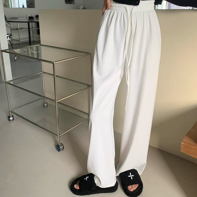 SOLID ELASTIC PANTS - Aumori