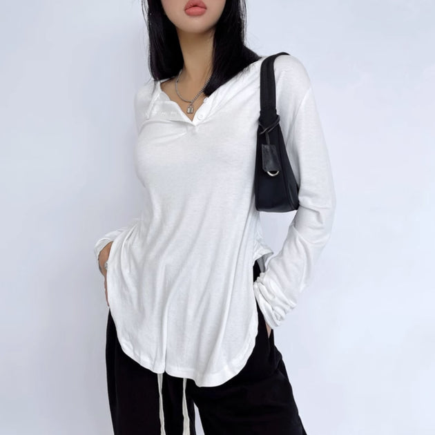 SPORTY COLLAR LONG SLEEVE - Stockbay