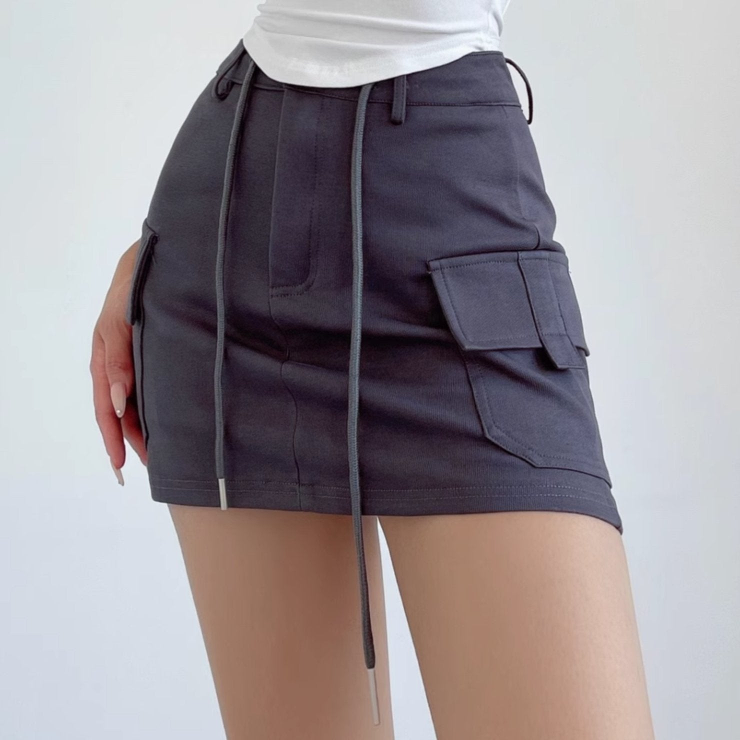 STRING MINI SKIRT - Aumori