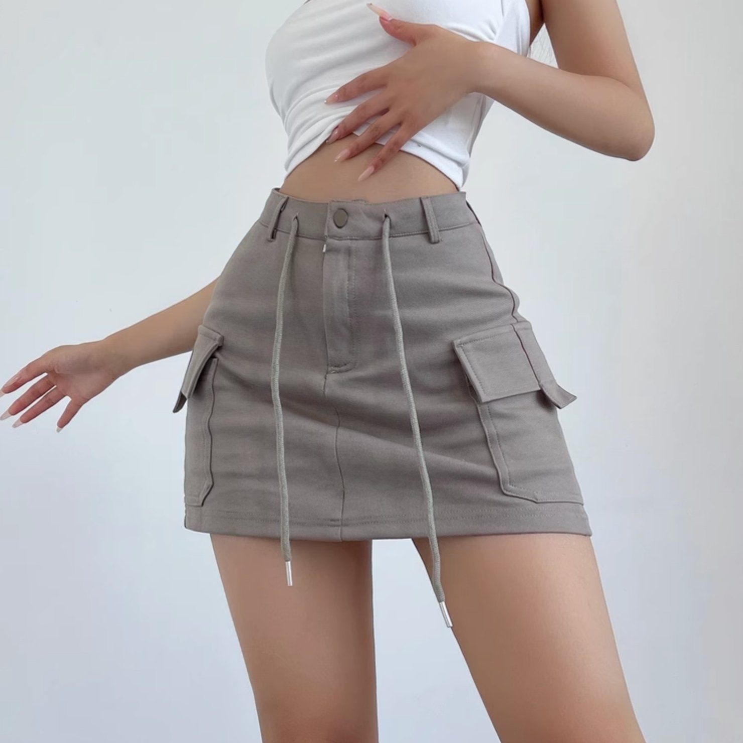 STRING MINI SKIRT - Aumori