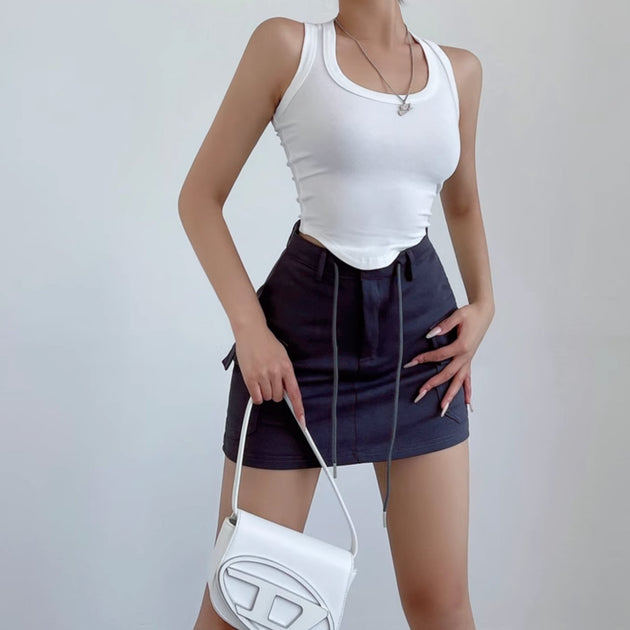 STRING MINI SKIRT - Aumori