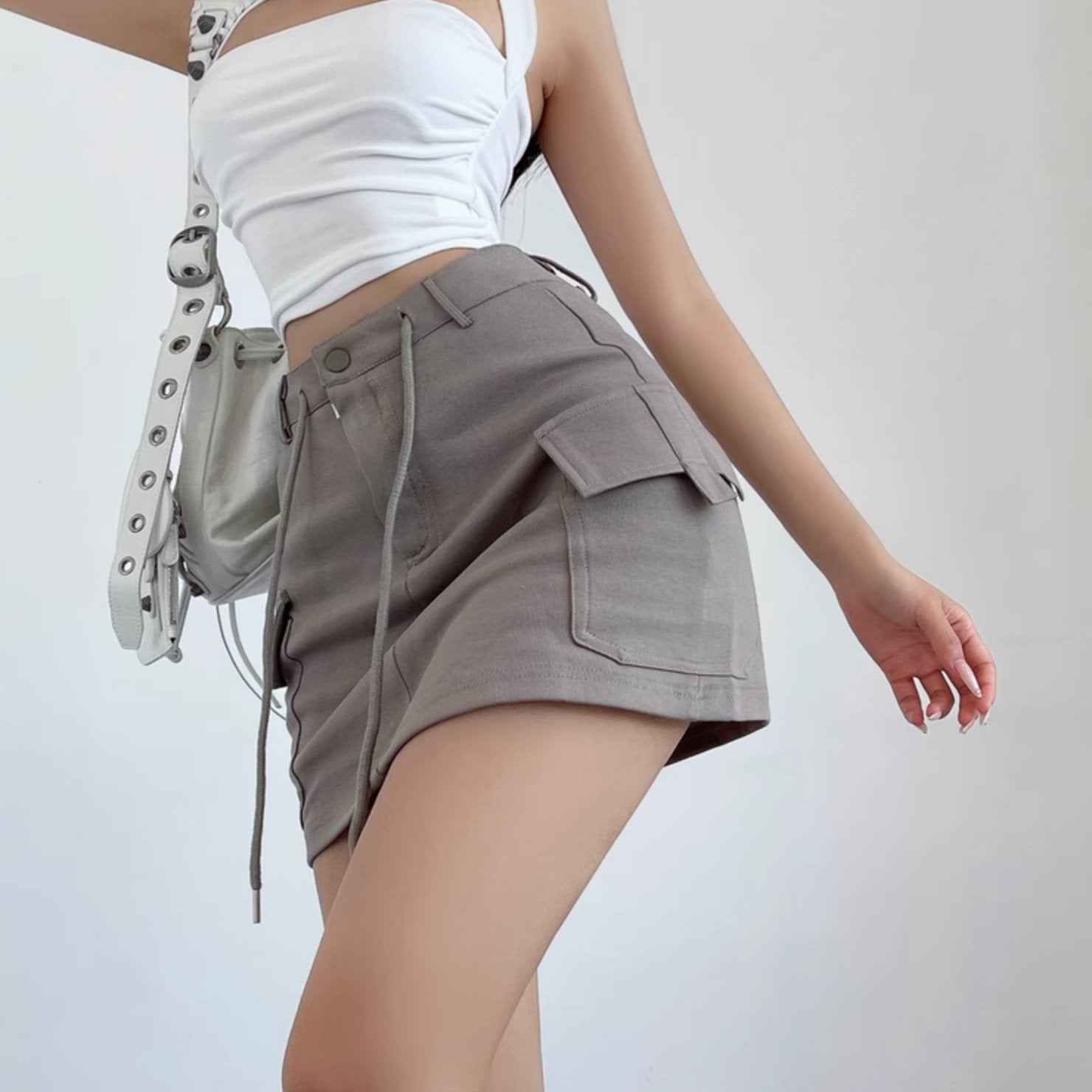 STRING MINI SKIRT - Aumori