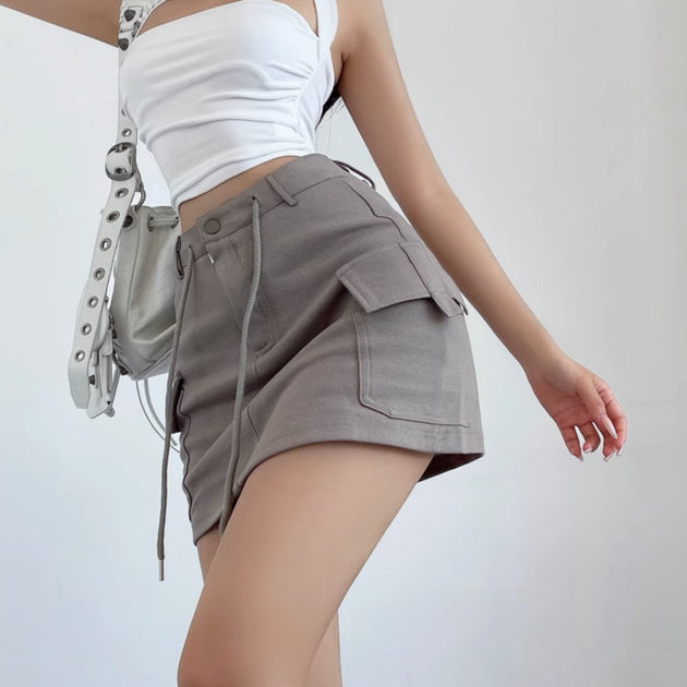 STRING MINI SKIRT - Stockbay