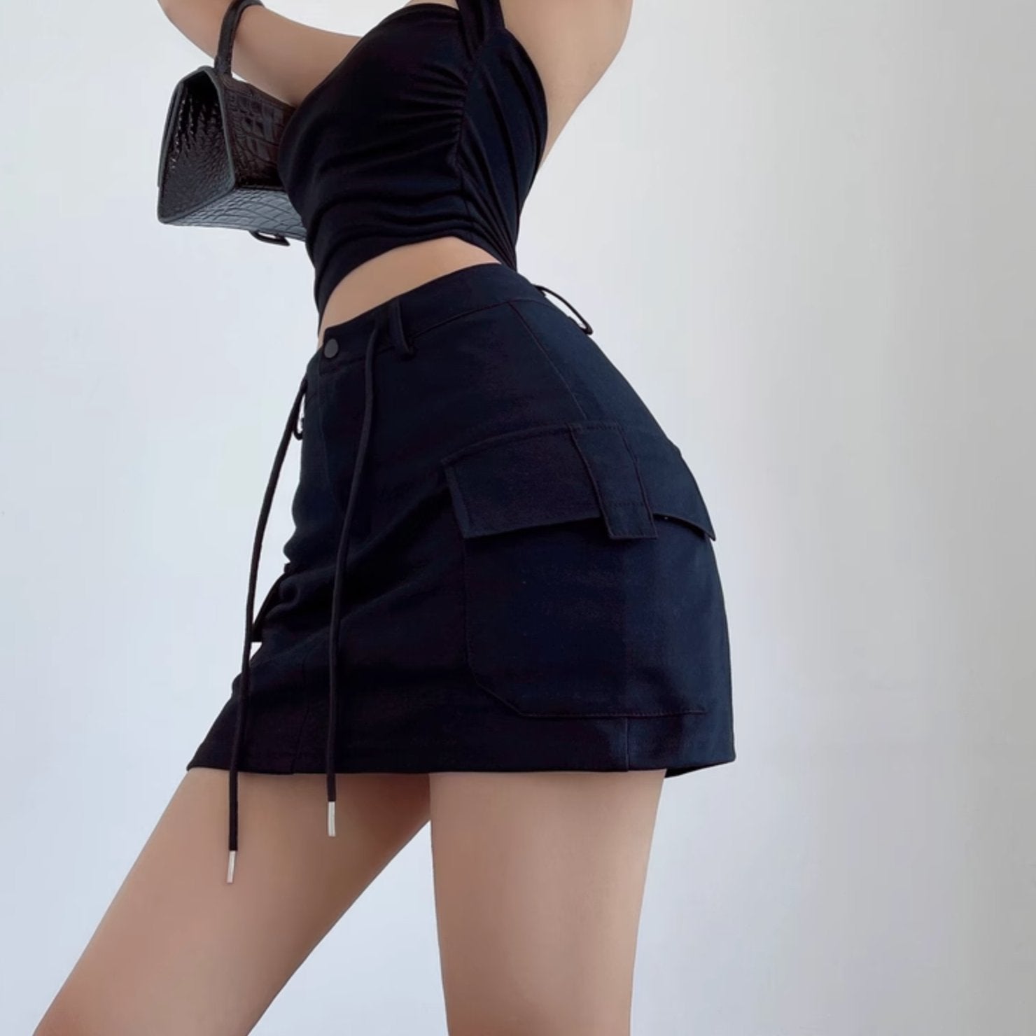 STRING MINI SKIRT - Aumori