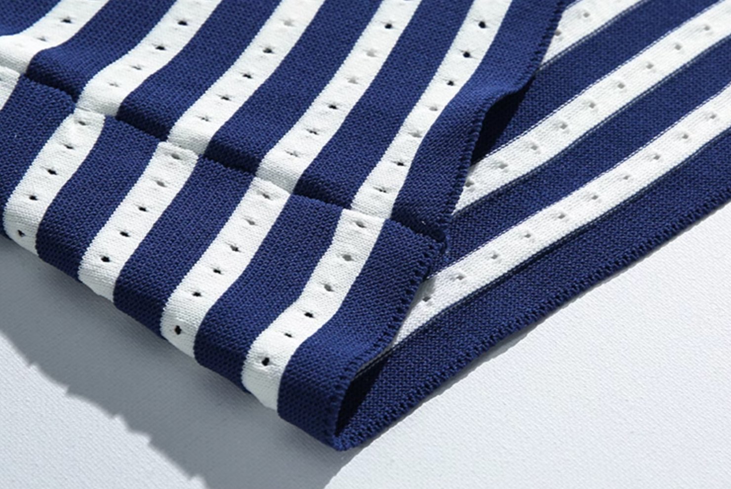 STRIPED SHORT SLEEVE POLO - Stockbay