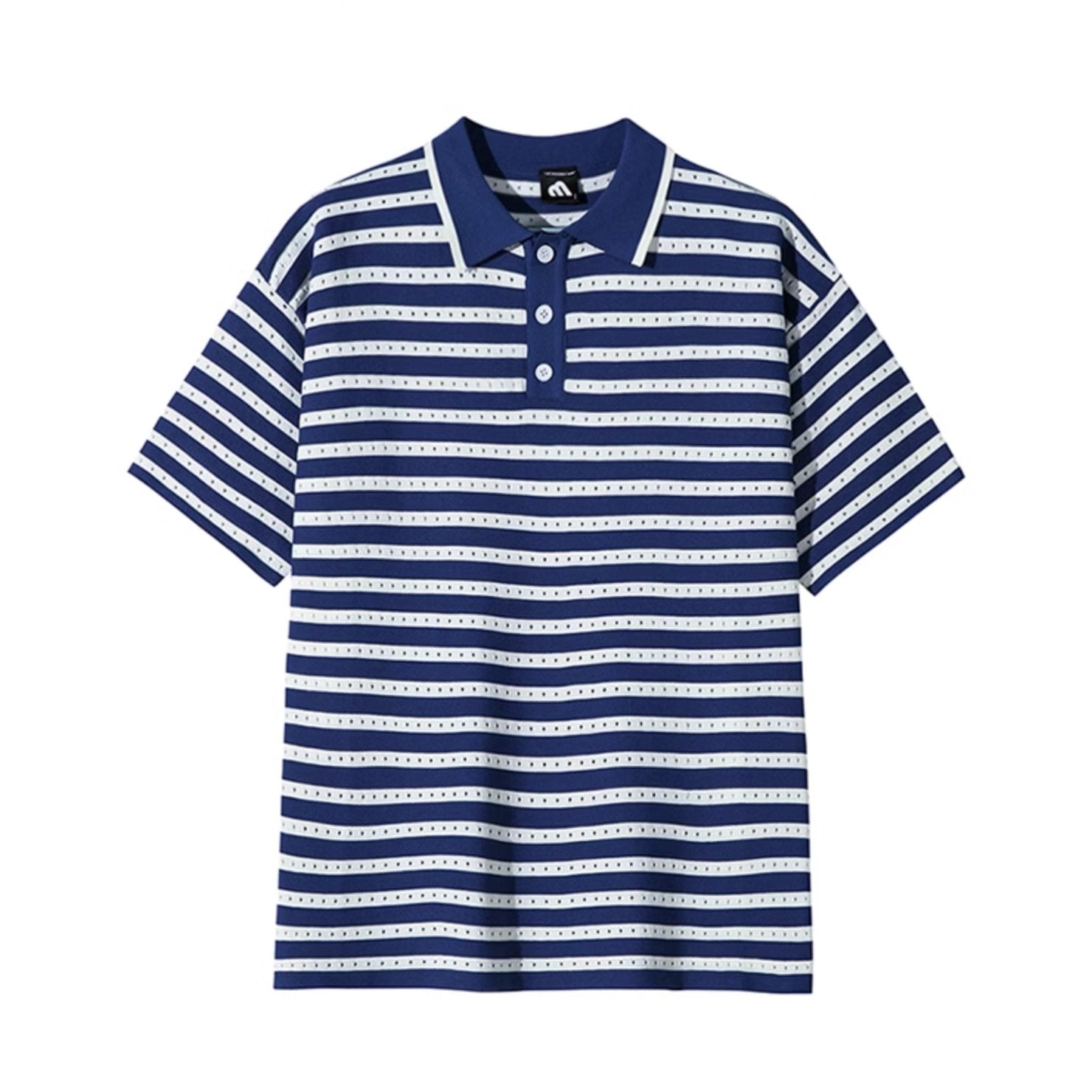 STRIPED SHORT SLEEVE POLO - Stockbay