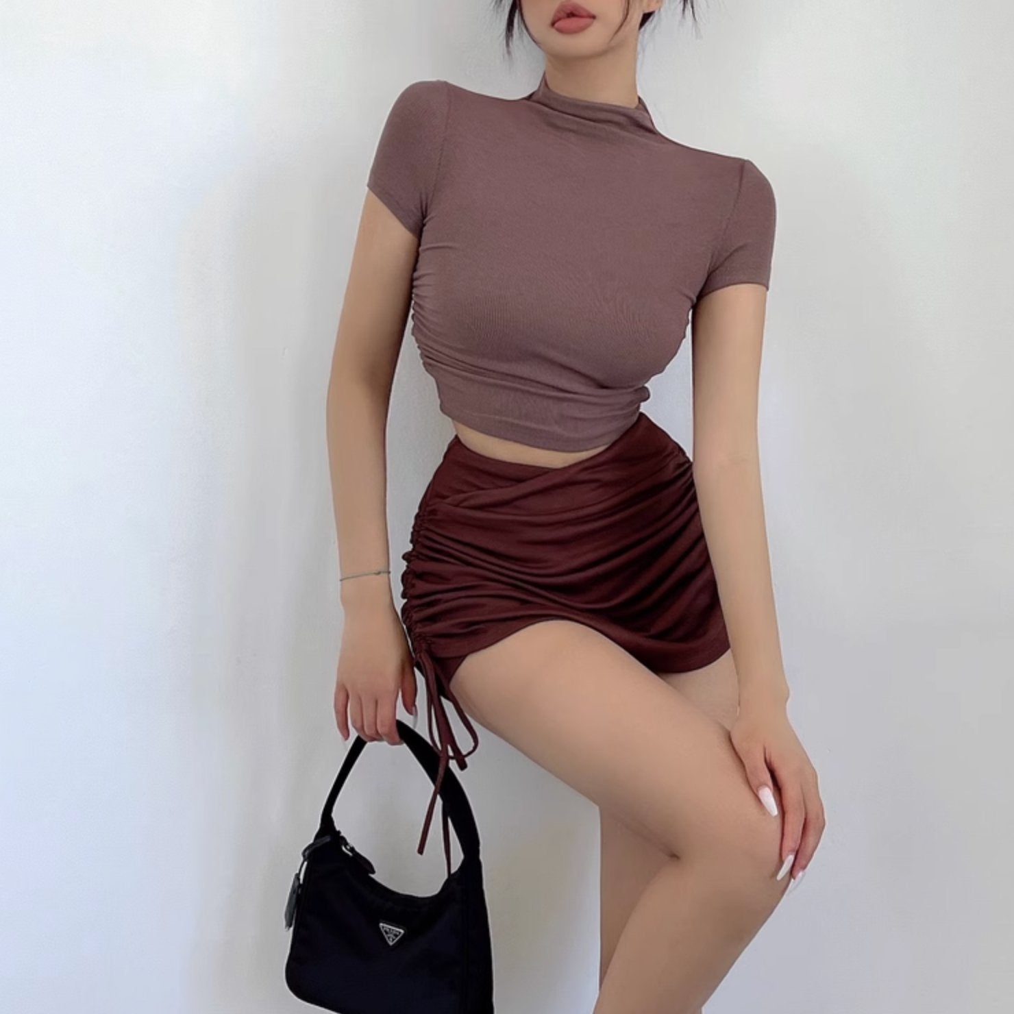 TURTLENECK CROP TOP - Stockbay