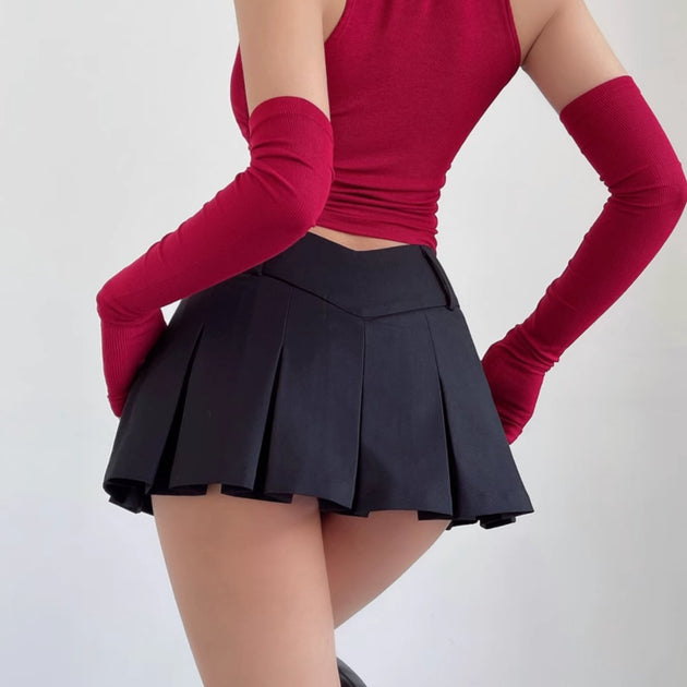 V - SHAPED FOLDED SKIRT - Aumori