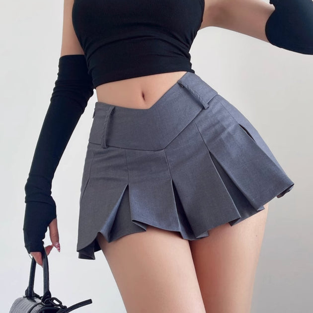 V - SHAPED FOLDED SKIRT - Aumori