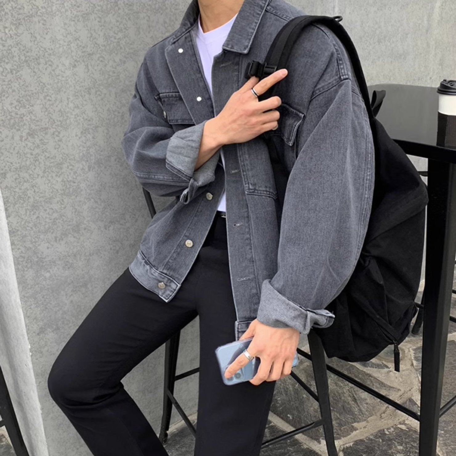 VINTAGE DENIM JACKET - Aumori