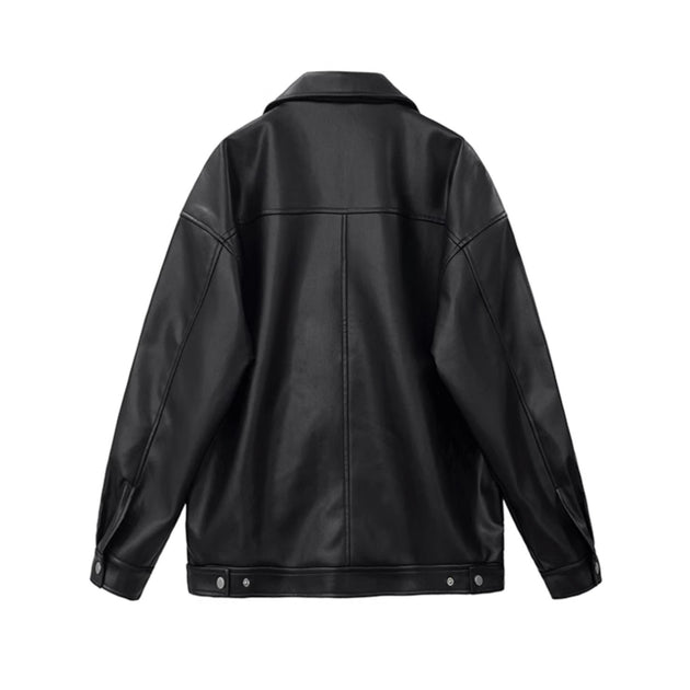 VINTAGE LEATHER JACKET - Aumori