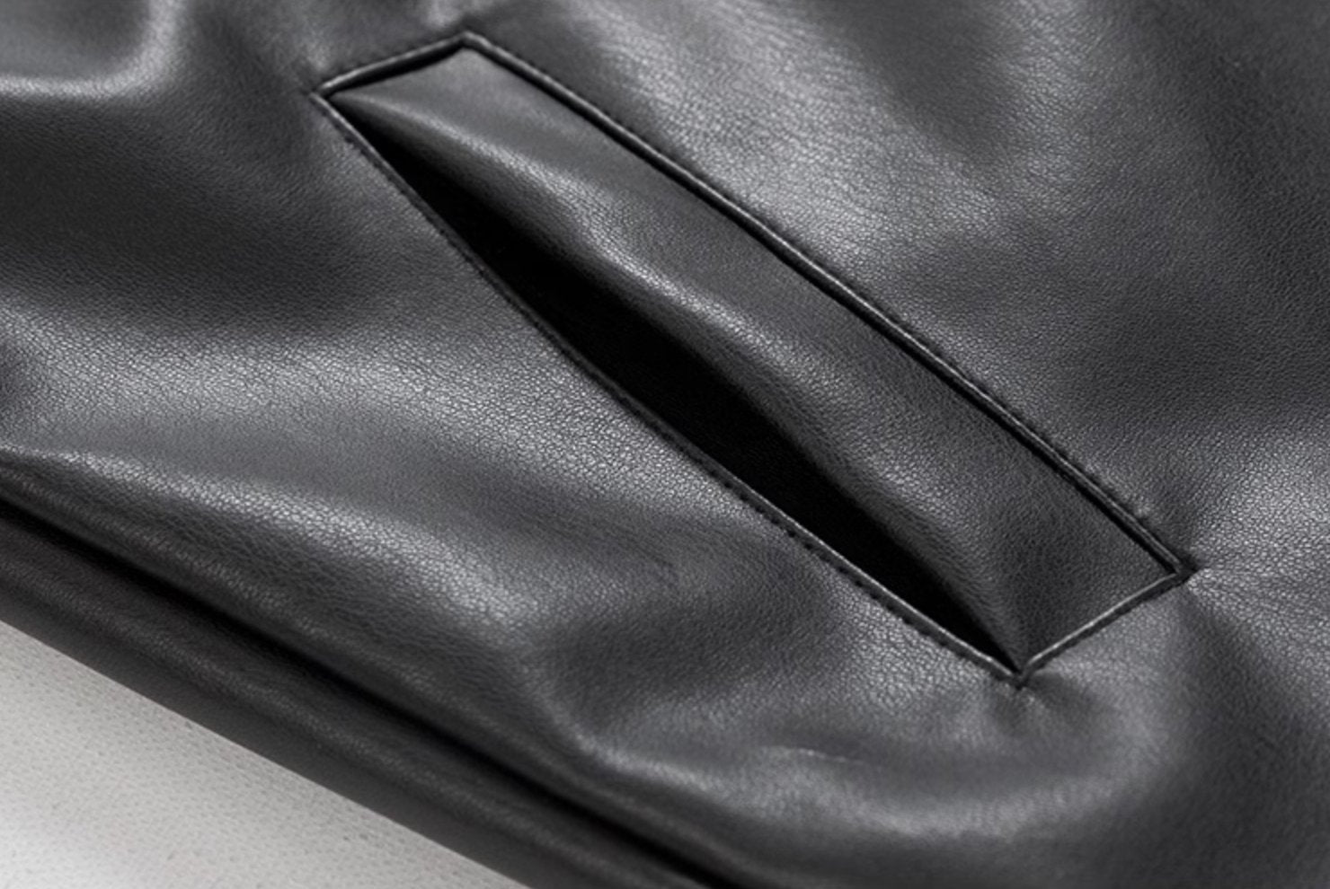 VINTAGE LEATHER JACKET - Aumori