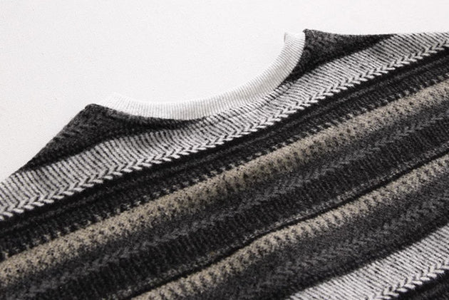 VINTAGE STRIPE SWEATER - Aumori