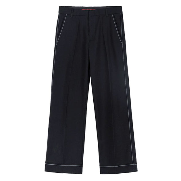 WIDE STRAIGHT TROUSERS - Stockbay