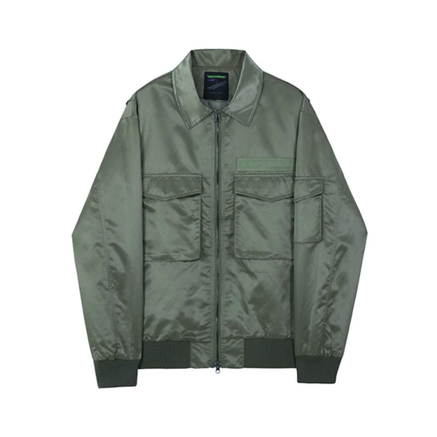 ZIP-UP BOMBER JACKET - Stockbay