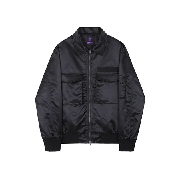 ZIP-UP BOMBER JACKET - Stockbay